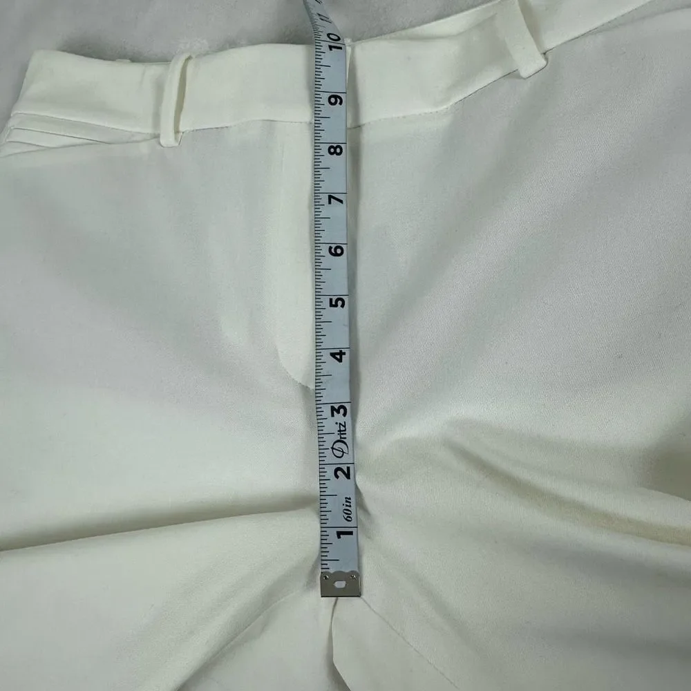 White House Black Market Women's Size 8‎ Dressy Bermuda Shorts Classic White New